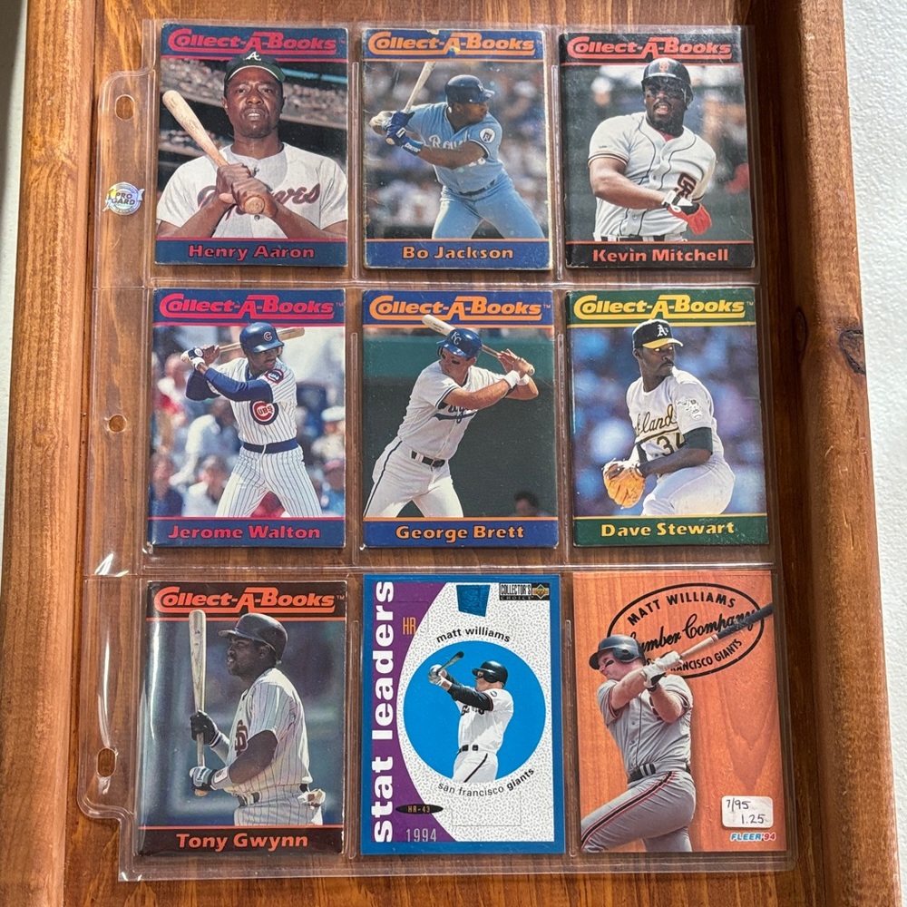 Vintage Collectible Baseball book Set